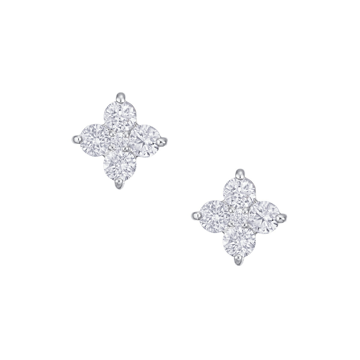 プラチナダイヤモンドピアス