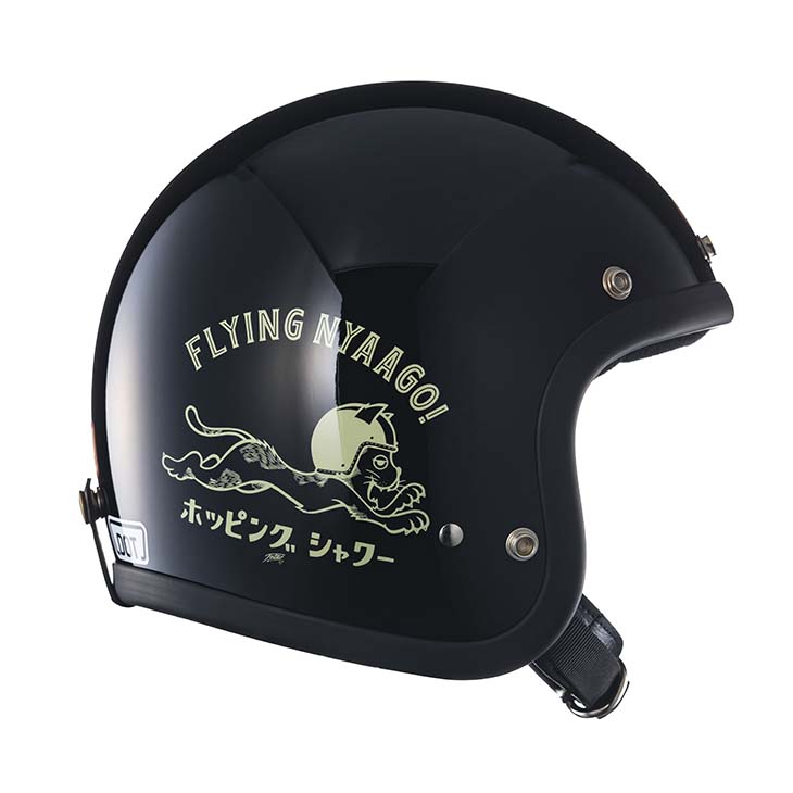 【楽天市場】スーパーマグナム FLYING NYAAGO スモールジェットヘルメット ヴィンテージ ジェットヘルメット ビンテージ ヘルメット