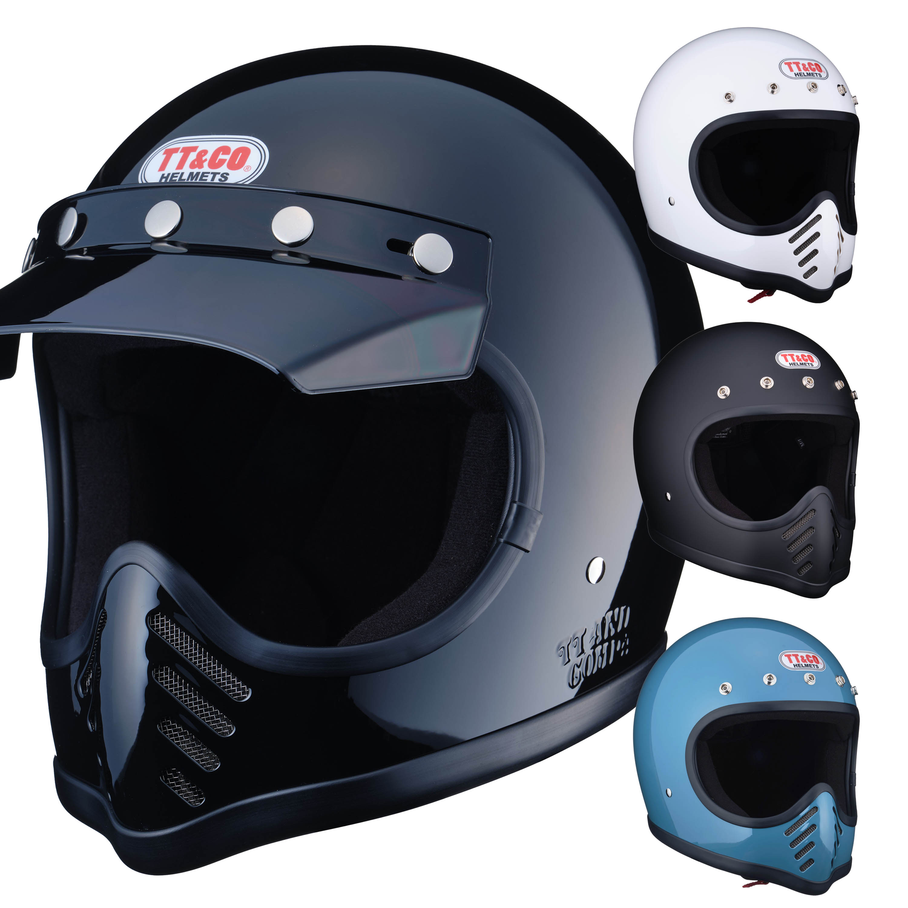 楽天市場】ビンテージ MOTO3 ヘルメット バイザー付き DOT BELLタイプ