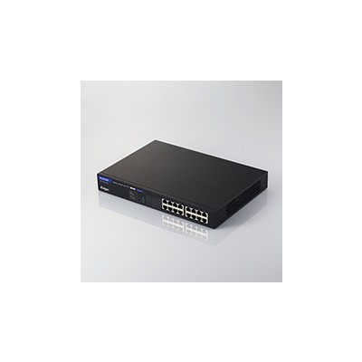 エレコム [EHB-UG2C16-PL] 座標軸2 Giga相応う PoE アンマネージスイッチ/RJ-45x16 16界面(内蔵ワット数真似形) ネットワーク機器-有線LAN-パソコン・周辺機器