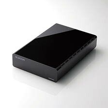 エレコム [ELD-CED040UBK] USB3.0対応外付けハードディスク/ELD-CEDUシリーズ/4TB/ブラック｜TT-Mall