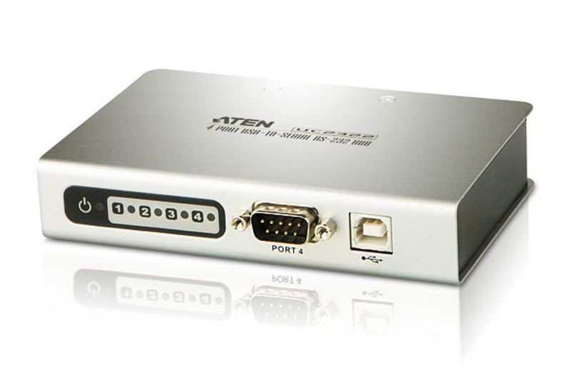 ATEN [UC2324/ATEN] 4ポート USB→シリアル RS-232 コンバータ