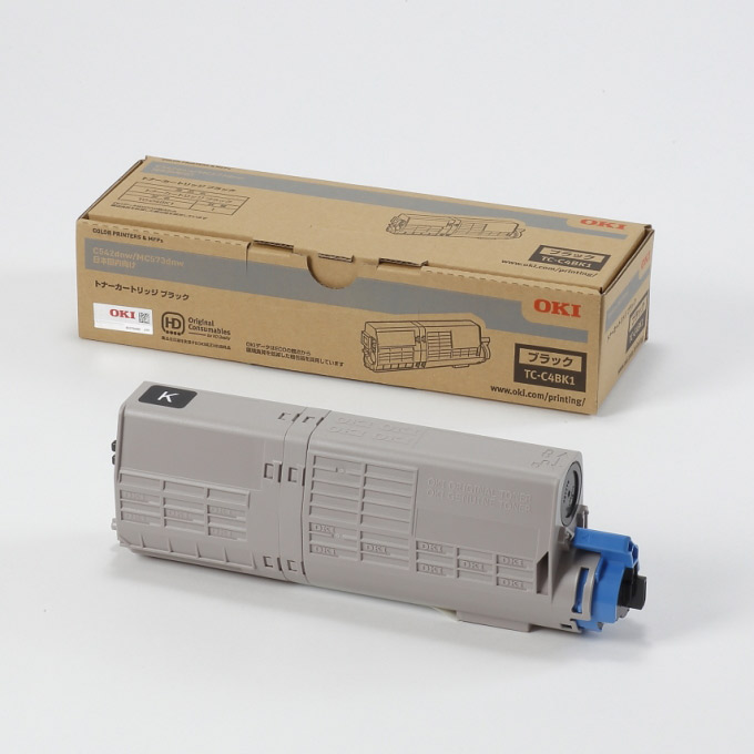 OKI [TC-C4BK1] トナーカートリッジ 黒いこと (MC573dnw/C542dnw)