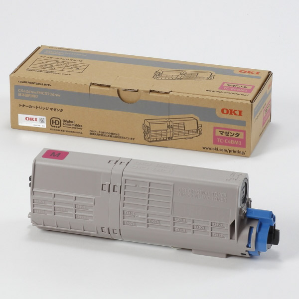 OKI [TC-C4BM1] トナーカートリッジ マゼンタ (MC573dnw/C542dnw) PCサプライ・消耗品-インクカートリッジ