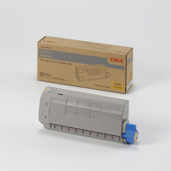 OKI [TC-C4CY2] トナーカートリッジ(大) イエロー (C712dnw)｜TT-Mall