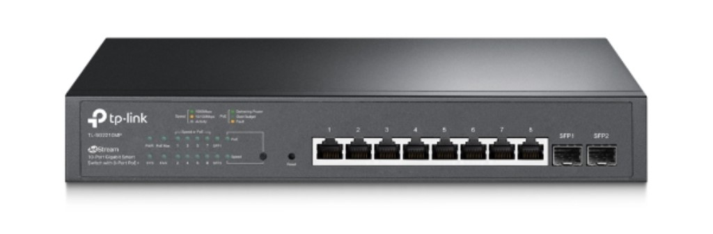 TP-Link [TL-SG2210MP(UN)] JetStream 8界面 10/100/1000Mbps PoE+取り替えっこ 学習机とっ始め 2SPF