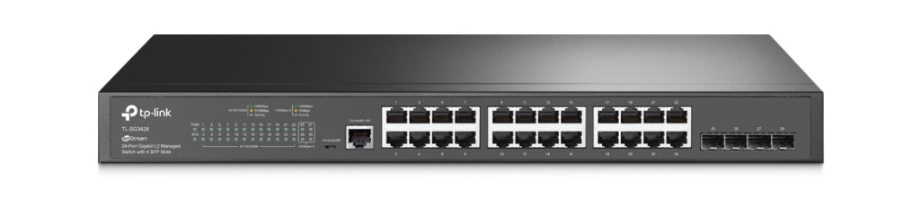 TP-Link [TL-SG3428(UN)] JetStream 24界面 ギガビット L2マネージスイッチ