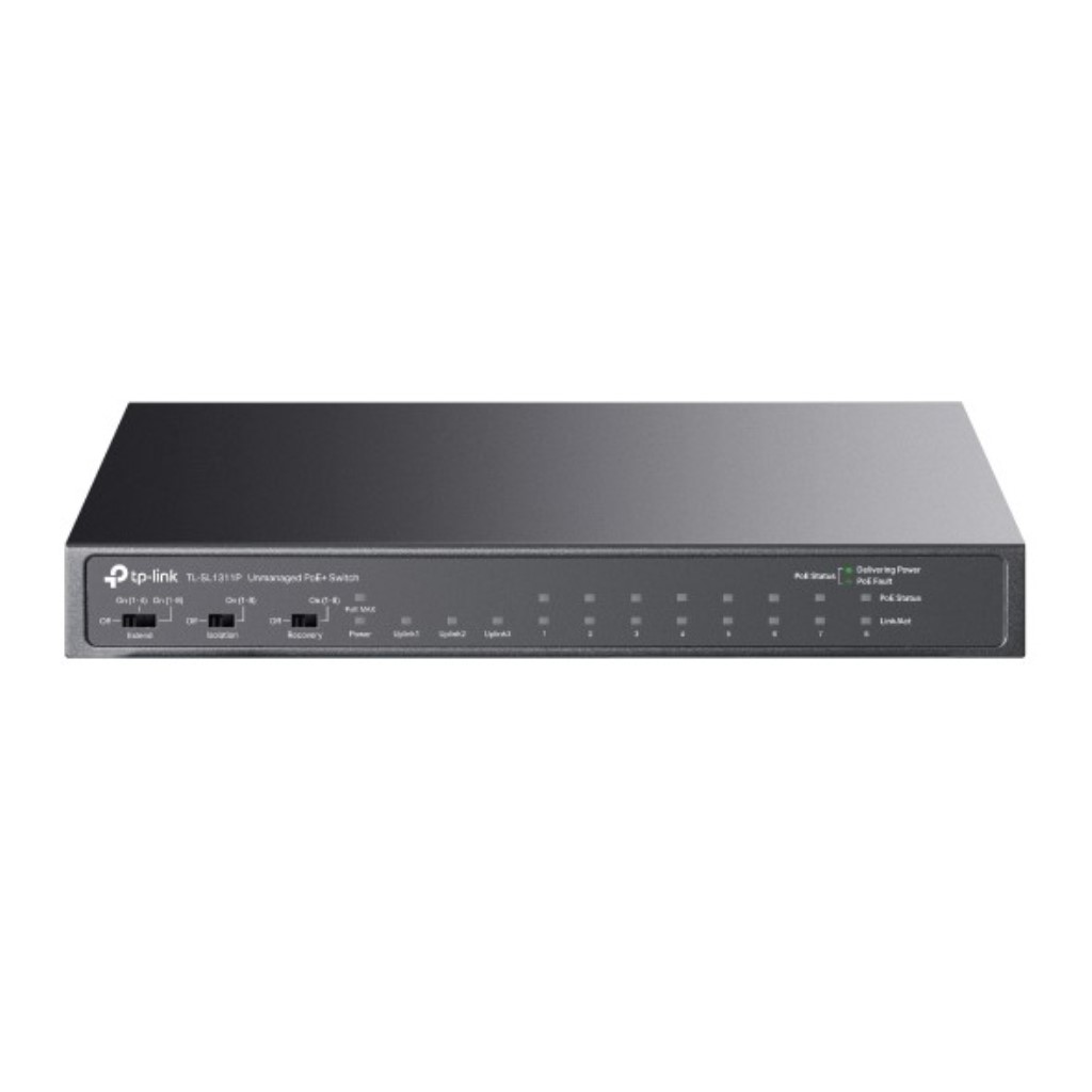 TP-Link [TL-SL1311P(UN)] 8界面10/100Mbps+3ポートギガビットデスクトップスイッチ8界面PoE+