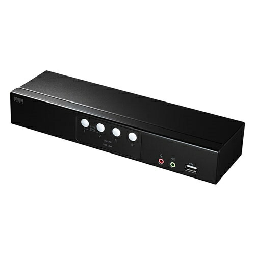 サンワサプライ [SW-KVM4HHC] HDMI相応うマイコン自動小銃うつり変わり器(4:1)