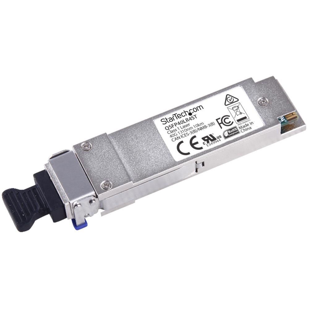 StarTech.com [QSFP40LR4ST] QSFP+モデュール 40GBase-LR4判定基準 40Gbps 10粁 MSA判定基準光トランシーバ