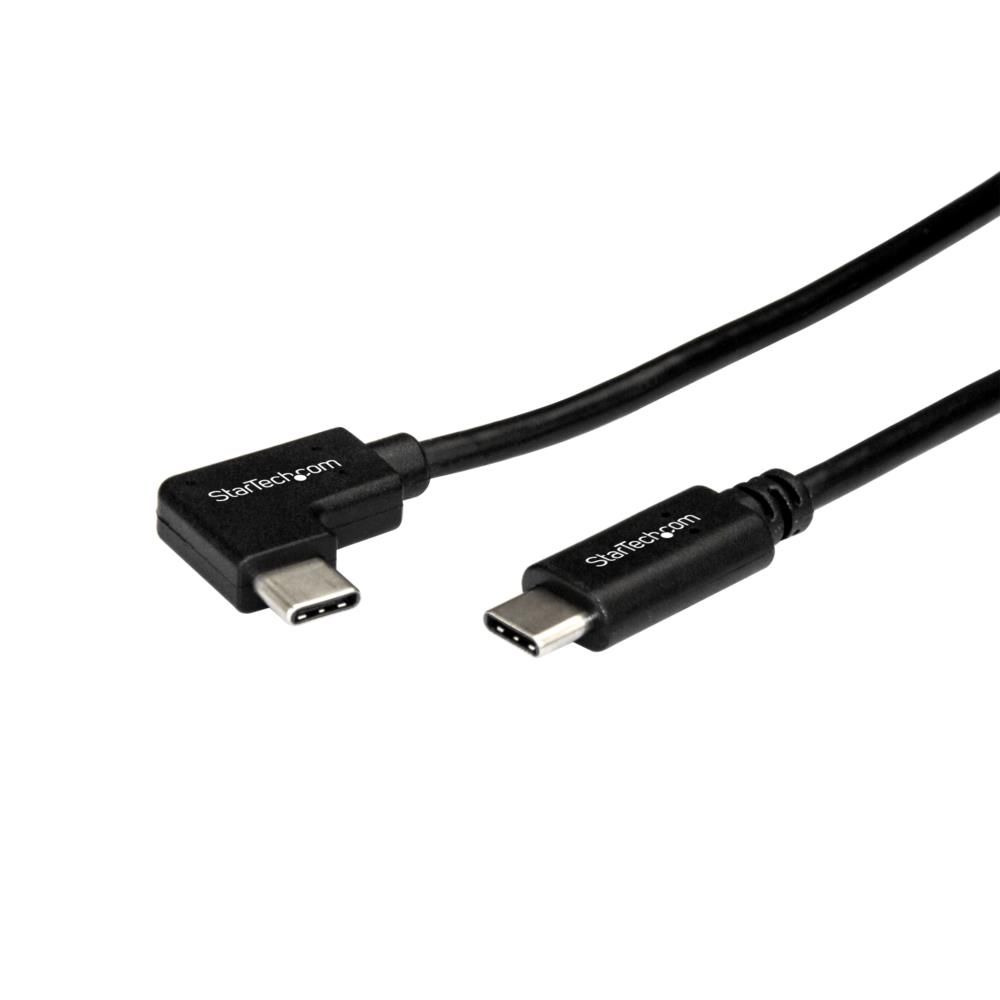 楽天市場 Startech Com Usb2cc1mr L型usb Cケーブル 1m Usb Type C オス ストレート Usb Type C オス L型 逆差し可能 Usb 2 0準拠 Tt Mall