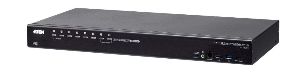 ATEN [CS19208/ATEN] 8界面 USB･DisplayPort KVM取り替えっこ(4K、USB 3.0相応う)