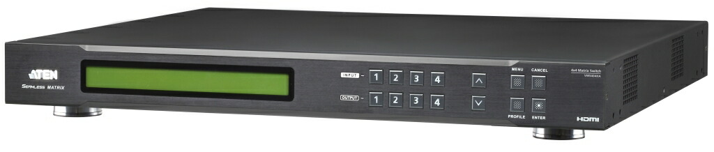 ATEN [VM5404HA/ATEN] 4インプット4最終生産物HDMIマトリックススイッチャー(映像媒体ウォール、スケーリング)