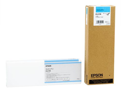 エプソン [ICLC58] PX-H10000/PX-H8000用 PX-P/K3インク 700ml (ライトシアン)