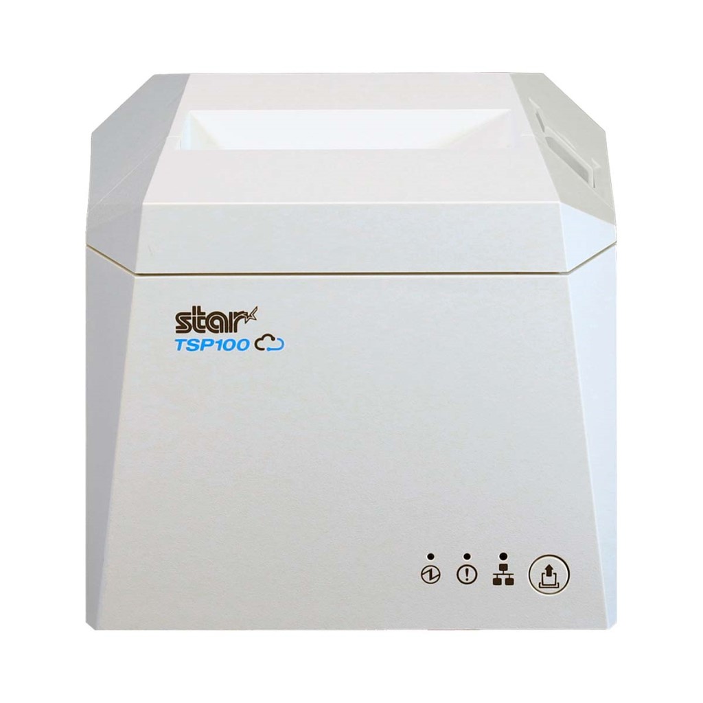 スター精密 [TSP143IV-UE WT] サーマルプリンター TSP100IV(ダイレクトラインサーマル/USB+有線ローカルエリアネットワーク/オート截断機/80粍幅/ワット数内蔵/白いこと)