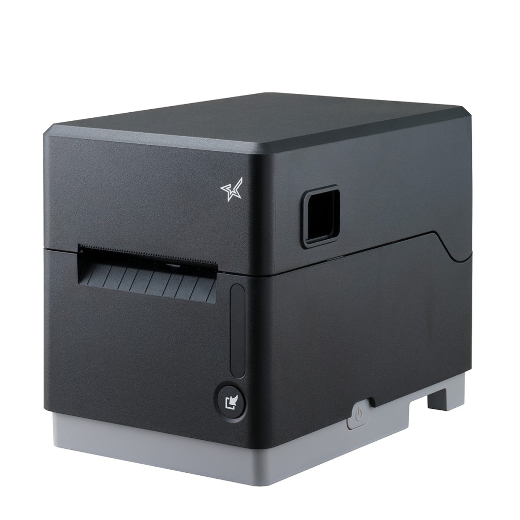 スター精密 [MCL32CBI BK] mC-Label3 サーマルラベルプリンター MCL32CBI(ダイレクトラインサーマル/LAN/USB-A/USB-C/BT/3インチ/オートカッター/ブラック)｜TT-Mall
