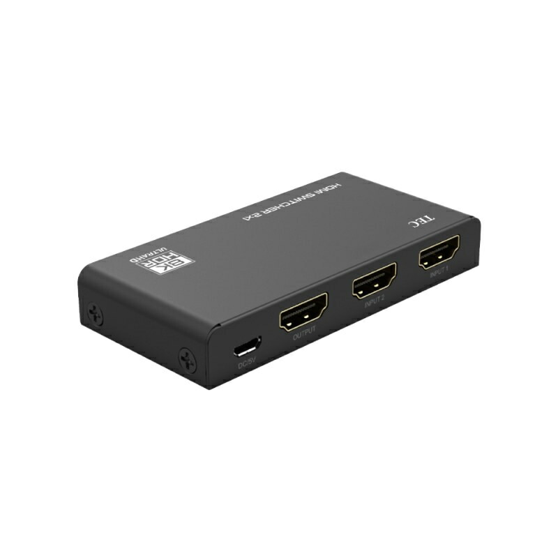 テック [THDSW21-8K] 8K相応う HDMIうつり変わり器 HDMI2.1相応う 2インプット1最終生産物 HDMIうつり変わり器 切替機・分配器-その他-PCアクセサリー