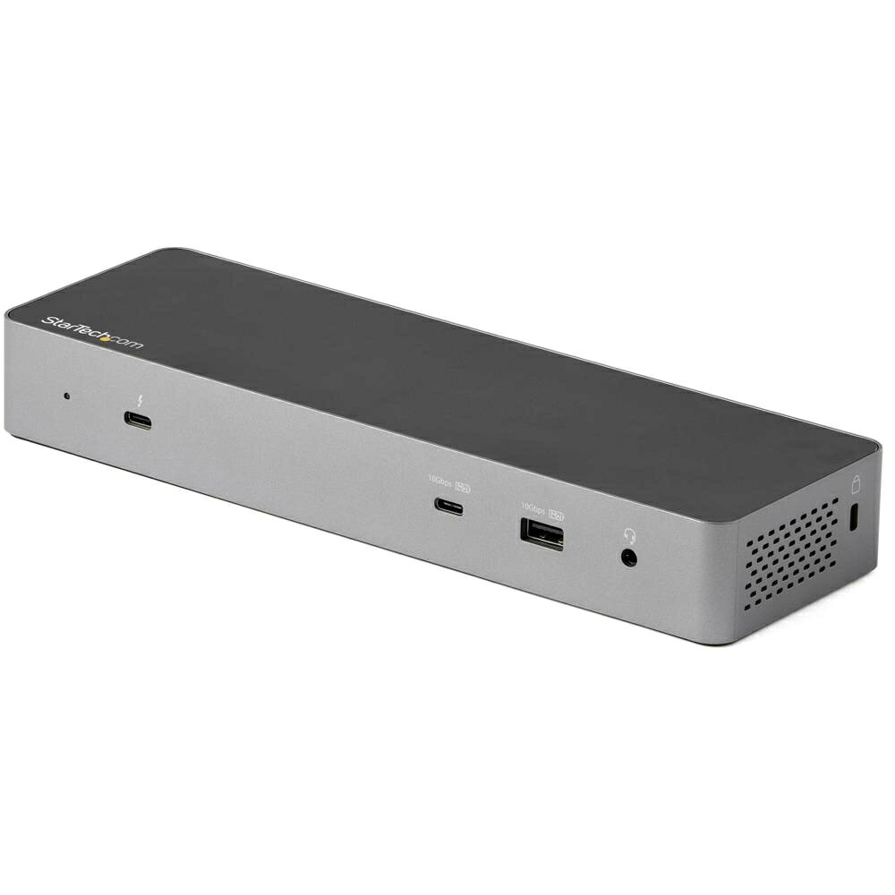 StarTech.com [結核症3CDK2DH] Thunderbolt 3 ドック/USB-C取り替えっこサンダーボルト3縛ステイション/デュアル4K管する(DisplayPort 1.4 \u0026 HDMI 2.0)/シングル8K管する/96W USB PD/5界面USB 3.2こしき/ギガビット有線ローカルエリアネットワーク/Windows \u0026 Mac相応う