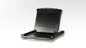 ATEN [CL1000MJJS/ATEN] ATEN製 17インチモニタ付ドロワータイプ(KVMなし)ショートレールキット｜TT-Mall