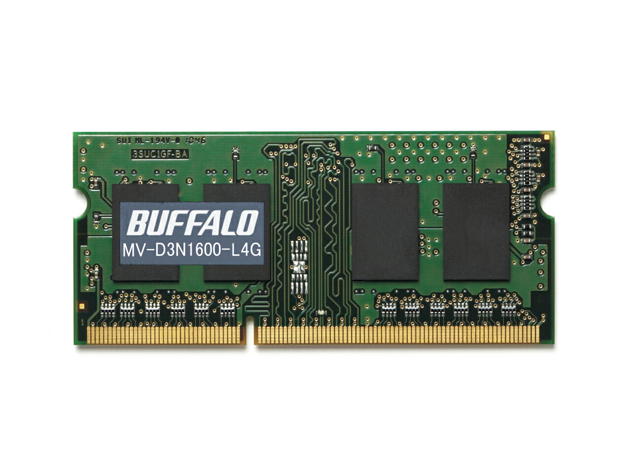 バッファロー [MV-D3N1600-L4G] PC3L-12800(DDR3L-1600)対応 204PIN DDR3 SDRAM S.O.DIMM 4GB｜TT-Mall
