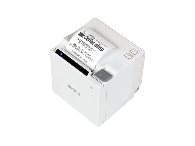 エプソン [TM10UE621] レシートプリンター TM-m10(ラインサーマル/LAN/USB2.0/58mm幅/オートカッター/ホワイト)｜TT-Mall