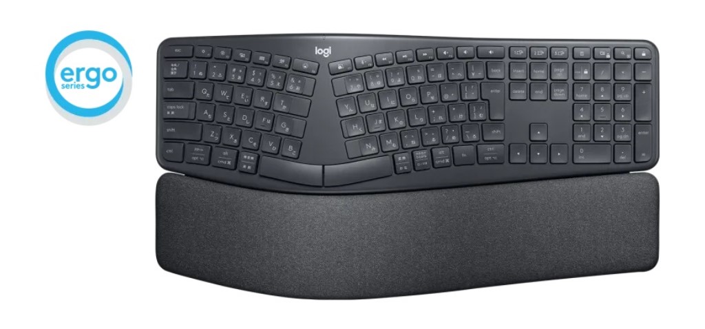 ロジクール [K860B] ERGO K860エルゴノミック スプリット キーボード フォービジネス｜TT-Mall