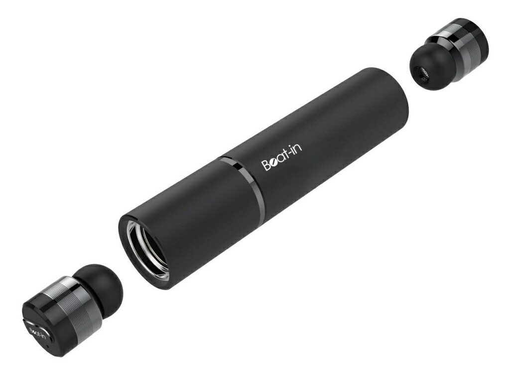 ロア・インターナショナル [BI9917] 超小型・完膚なきまでワイヤレスイヤホン Beat-インチ Stick Black Edition