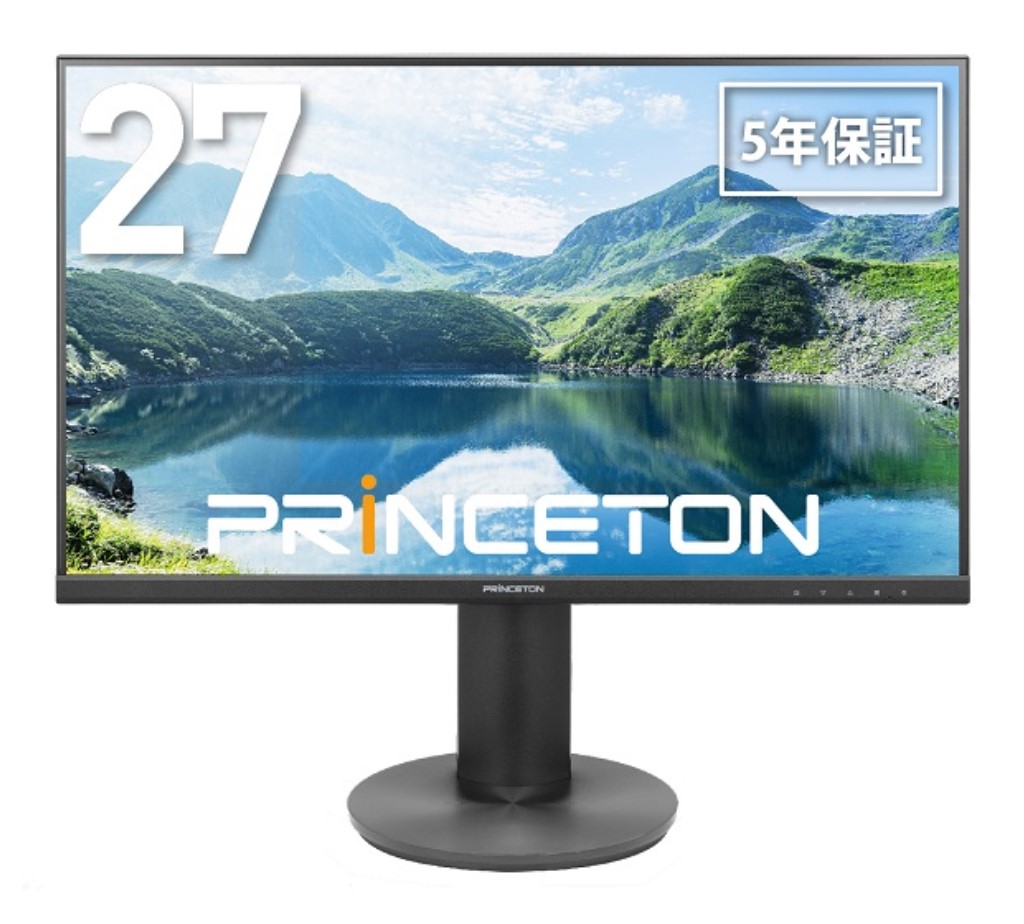 プリンストン [PTFBLD-27S] マルチアングル対応 DisplayPort端子搭載 27型 広視野角ワイド液晶ディスプレイ