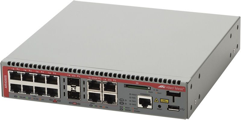 アライドテレシス [1627RZ7] AT-AR4050S-Z7 (ワイドエリアネットワーク:10/100/1000BASE-Tx2(ジャズバンド)、SFP拡張スロットx2(ジャズバンド)、環状道路界面x2、ローカルエリアネットワーク:10/100/1000BASE-Tx8、USB界面x1、SD歌留多拡張スロットx1(配達判定基準保護すること7年付))