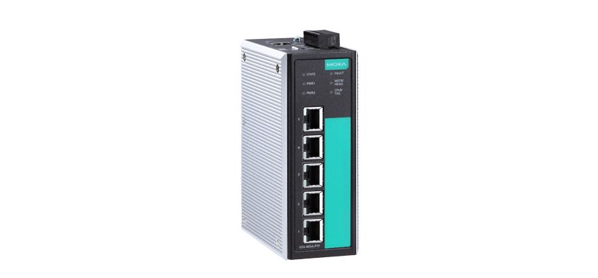 MOXA [EDS-405A-PTP] マネージドイーサネットスイッチ