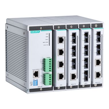 MOXA [EDS-616-T] 16界面 コンパクトモジュラー・マネージドスイッチ Tひな型