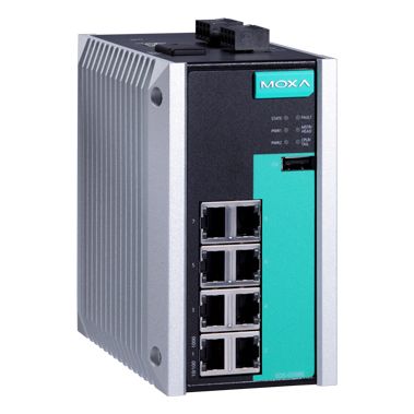 MOXA [EDS-G508E-T] 製作用8Gポートフルギガビットマネージドイーサネットスイッチ T模範例