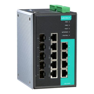 MOXA [EDS-G509] 製作用9ポートフルギガビットマネージドイーサネットスイッチ