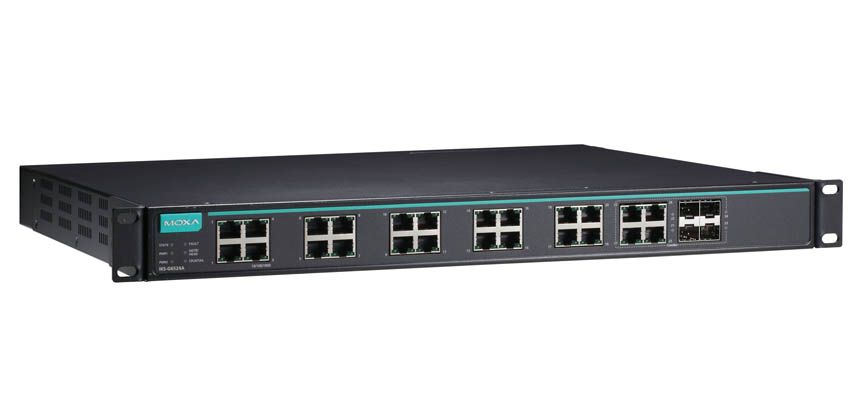 MOXA [IKS-G6524A-8GSFP-4GTXSFP-HV-HV] Layer 2 フルギガビット・マネージドイーサネットスイッチ