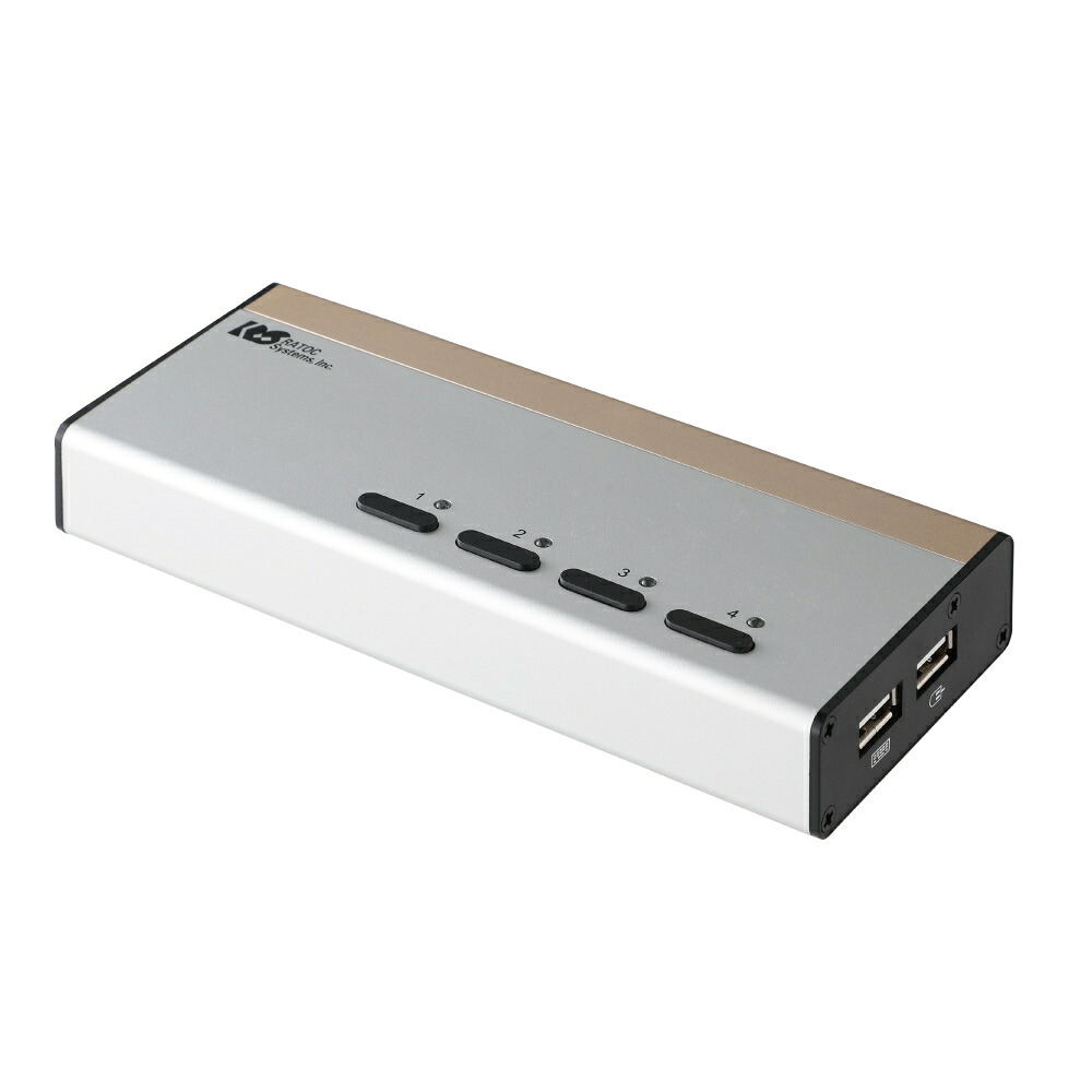 ラトックシステム [RS-430UDA] DVIパソコン切替器(4台用)｜TT-Mall