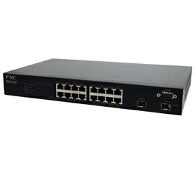 FXC [FXC5218PE-ASB5] 18界面 10/100/1000Mbps SNMP付PoE取り替えっこ + 同生産物SB5バンドル