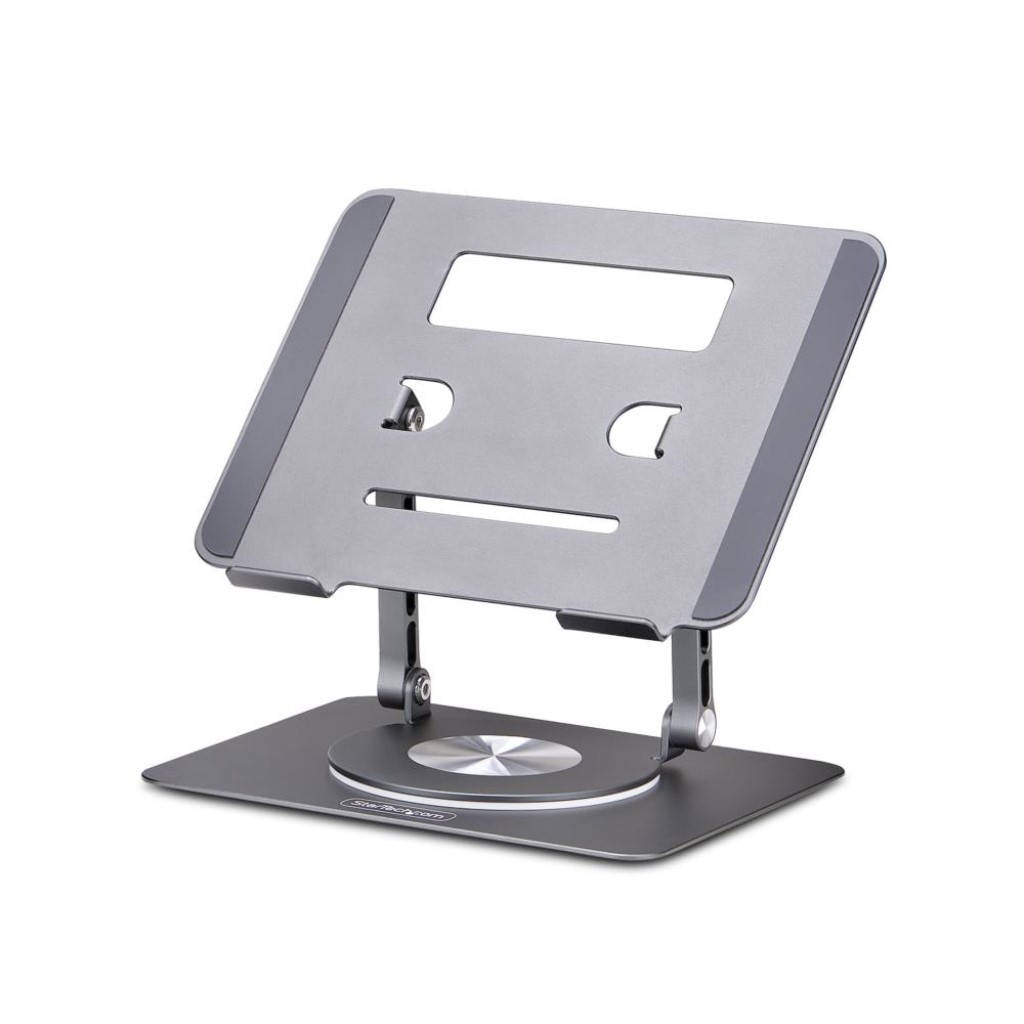 StarTech.com [ATFR-LAPTOP-RISER] ノートパソコンスタンド/軽銀製/耐荷重5kg/19.5x24.4糎/折りたたみ式/回転させる式軍事基地 高さ角度自然調整/一回りとっ始め ノートパソマイコン用