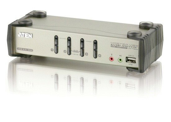 ATEN [CS1734B/ATEN] ATEN製 4界面 マルチプラットフォーム相応うKVM取り替えっこ
