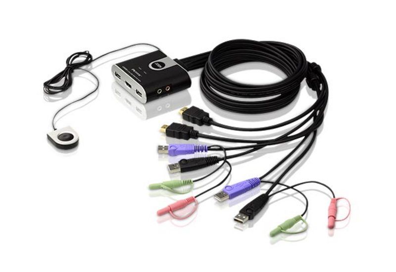 ATEN [CS692/ATEN] HDMI･オーディオ相応う2界面USB KVMP取り替えっこ