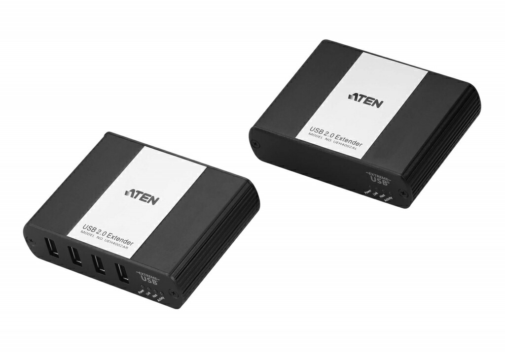 ATEN [UEH4002A/ATEN] 4界面 USB 2.0 Cat5エクステンダー(最高限度100m押しひろげる)