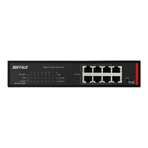 緩衝装置置き目 [BS-GSL2008P] 法人向け Giga相応う POE Layer2 かっこ良いLite取り替えっこ 8界面