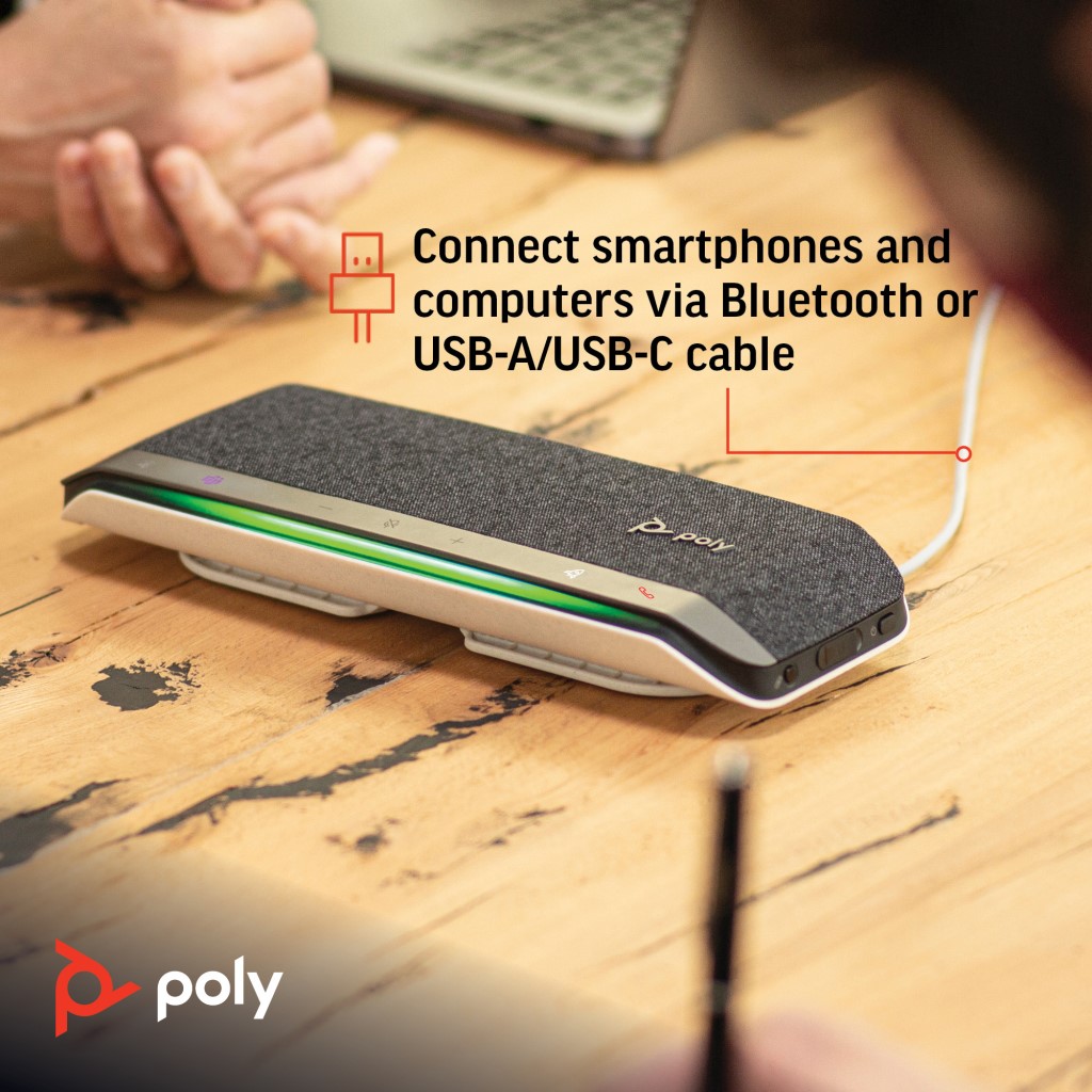 日本HP [77P35AA] Poly Sync 40 USB-A and USB-C Microsoft Teamsお墨付き真似形