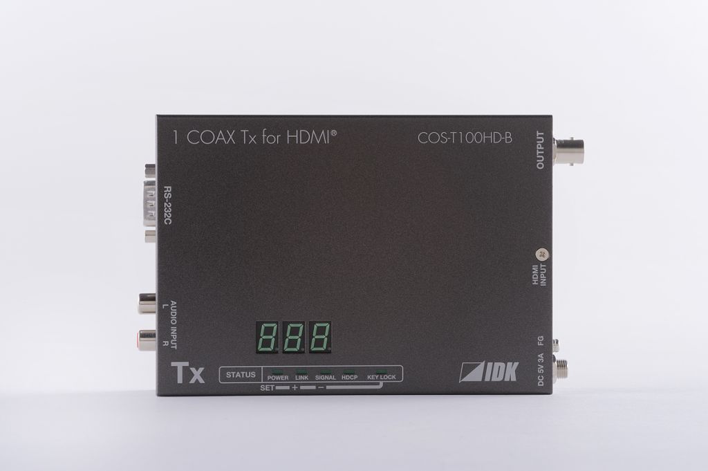 IDK HDC-TH100-C HDMIツイストペアケーブル延長器　10個セット IDK HDC-TH100-D HDMIツイストペアケーブル延長器(送信器