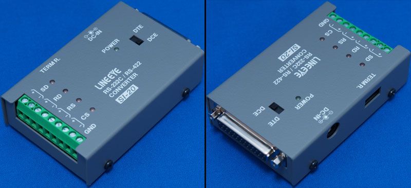 ラインアイ [SI-20] 汎用インターフェースコンバータ カレントループ = RS-233C｜TT-Mall