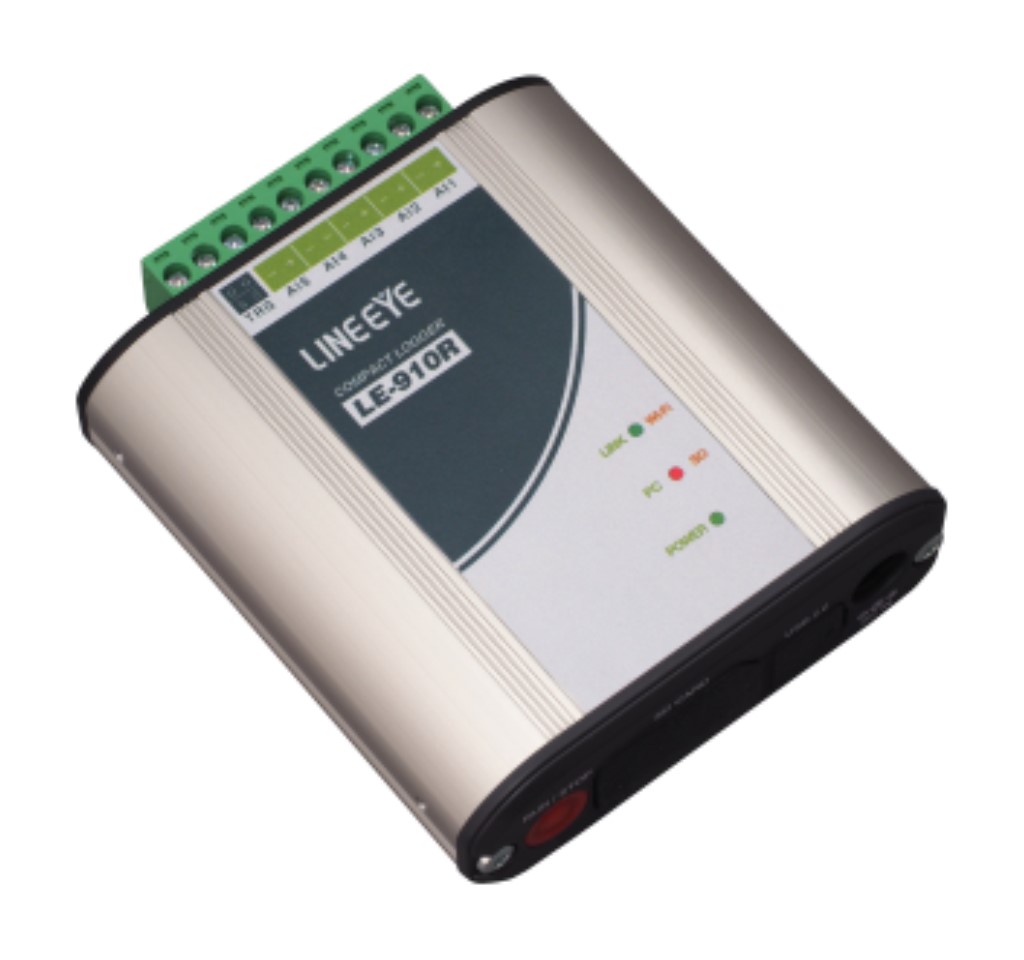 ラインアイ [LE-910R] パウダーコンパクトロガー(アナログインプット5点)