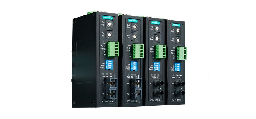 MOXA [ICF-1150-S-SC-IEX] RS-232/422/485&rArr;ファイバコンバータ シングルSC IECEx認証｜TT-Mall