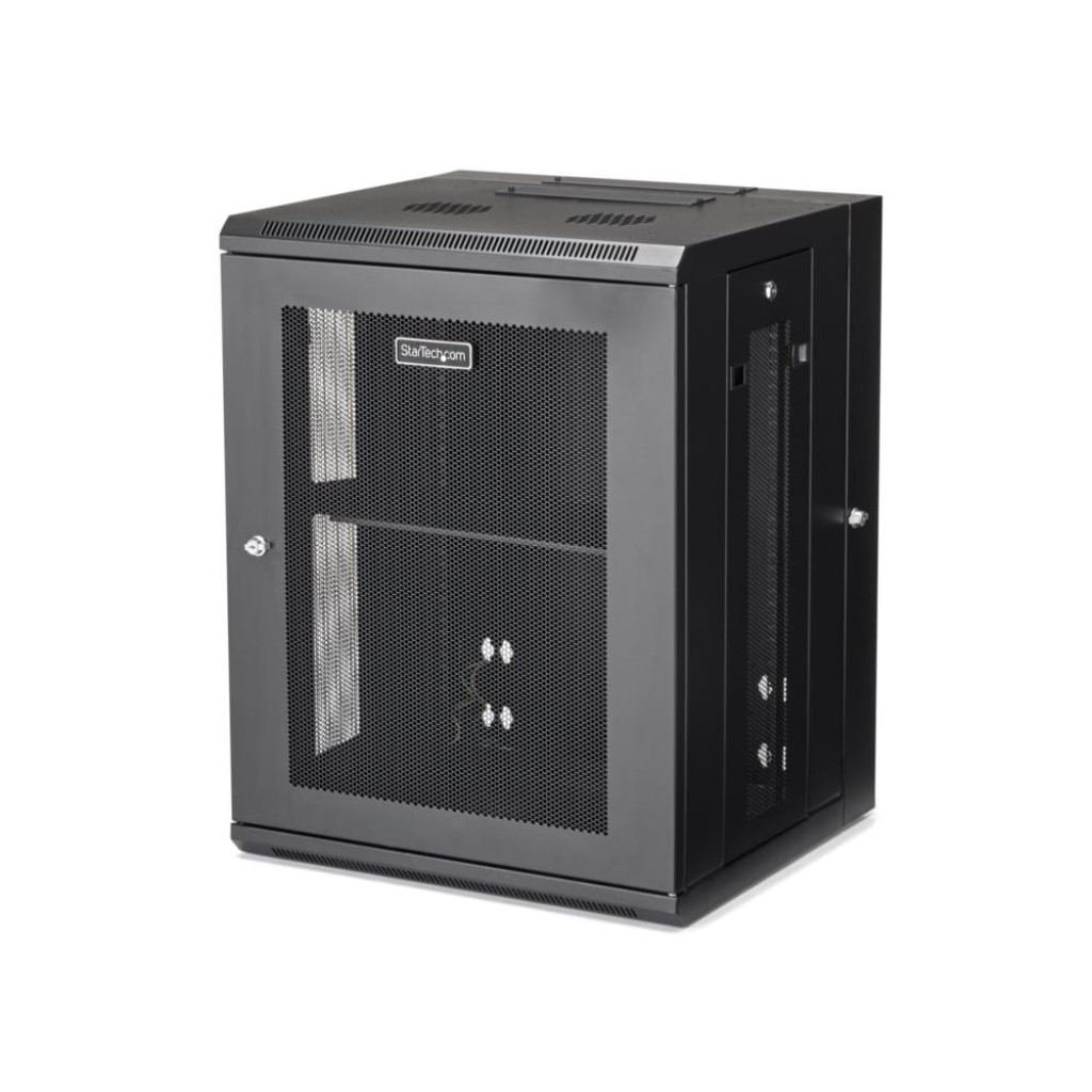 StarTech.co.. [RK1520WALHM] サーヴァー仕合わせ/ウォールマウントキャビネット/15U/4郵便うけ/19in/初っ切り奥ふかさ6～41糎/積み上げる掛け目90kg/EIA/ECA-310-E IT標準尺度/メッシュダイアログボックス/棚板 鍵付き添い人/AV 網状組織メール交換 IT電子計算機計器用資料真っただ中仕合わせ