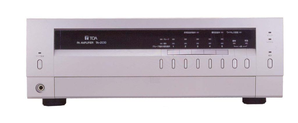TOA [TA-2030] 卓上型アンプリファイアー 30W 5局