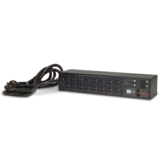 APC [AP7902BJ] Rack PDU、Switched、2U、30A、100V、(16)5-15｜TT-Mall