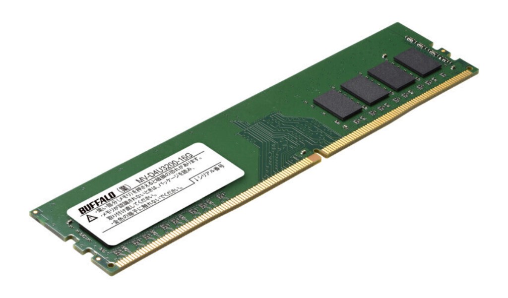 バッファロー [MV-D4U3200-16G] 法人向けPC4-3200対応 288ピン DDR4 U-DIMM 16GB｜TT-Mall